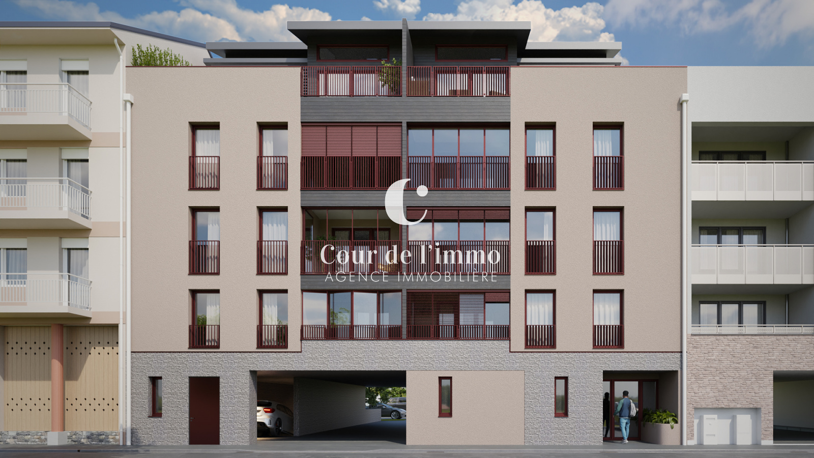 Vente Appartement 104m² 5 Pièces à Bonneville (74130) - Cour De L'Immo